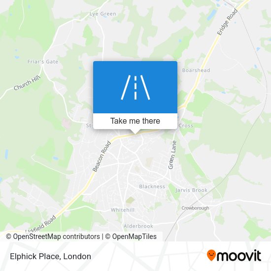Elphick Place map