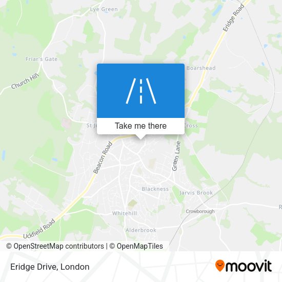 Eridge Drive map