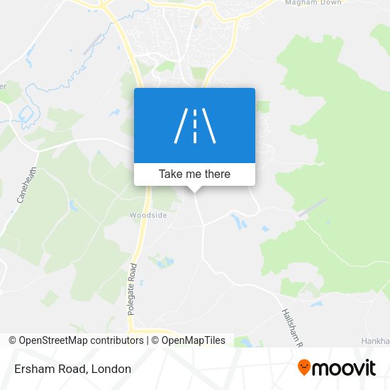 Ersham Road map