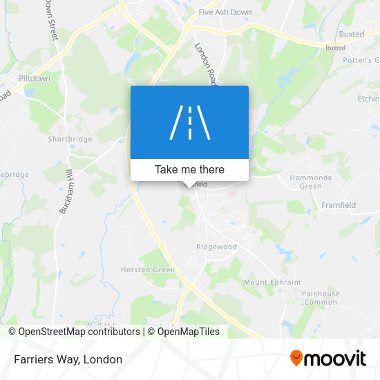 Farriers Way map