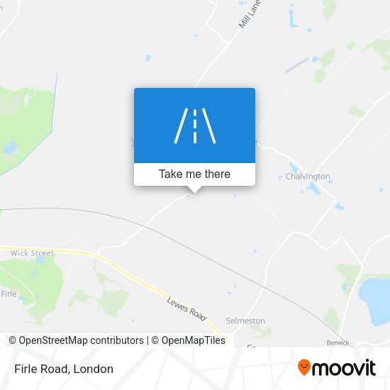 Firle Road map