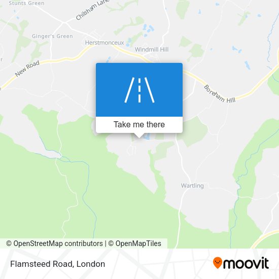 Flamsteed Road map