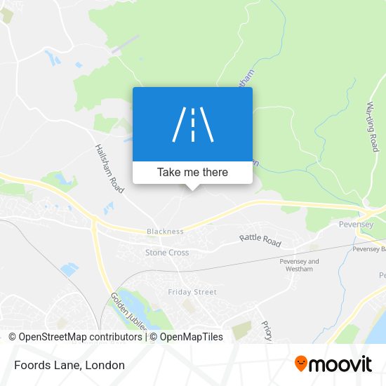 Foords Lane map