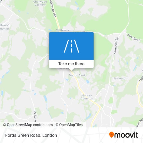 Fords Green Road map
