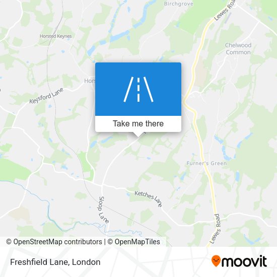 Freshfield Lane map