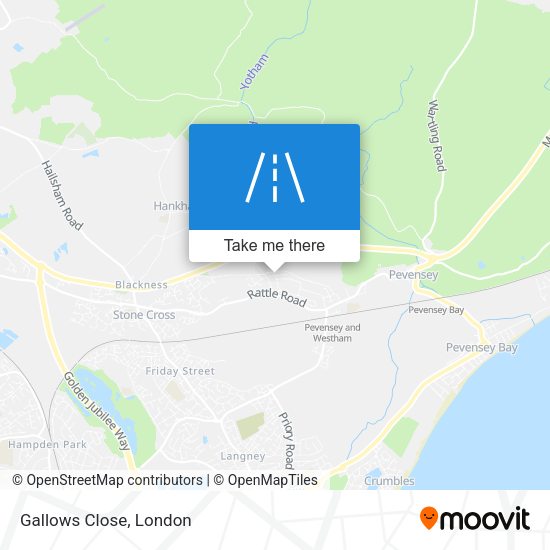 Gallows Close map
