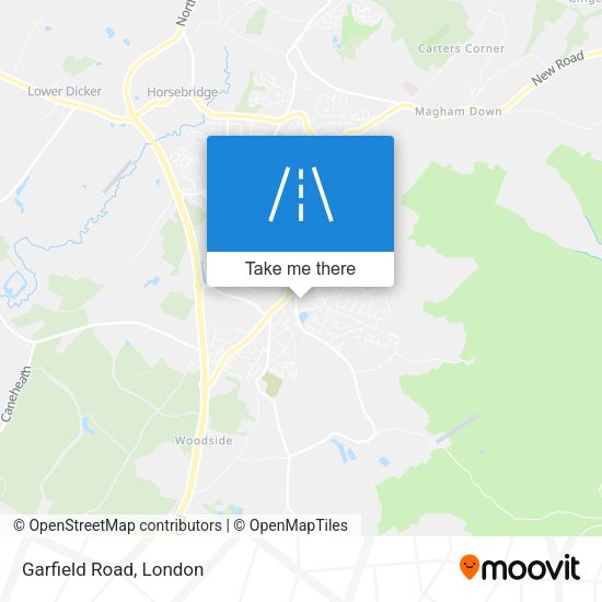 Garfield Road map