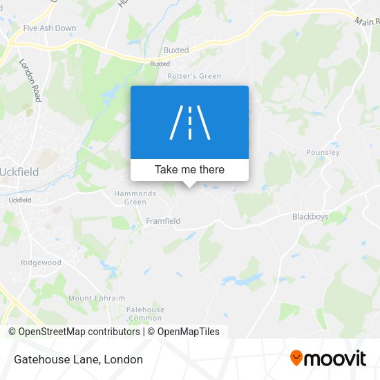 Gatehouse Lane map