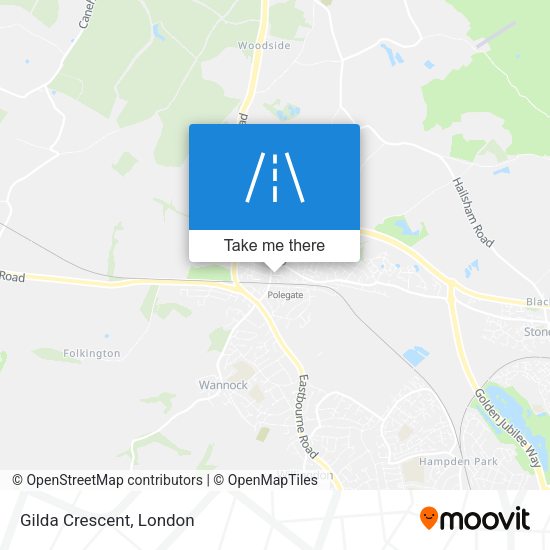 Gilda Crescent map