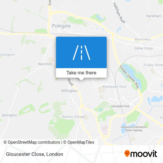 Gloucester Close map