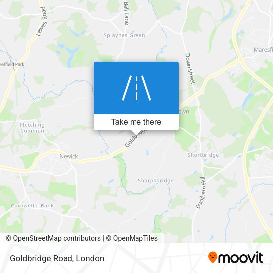 Goldbridge Road map