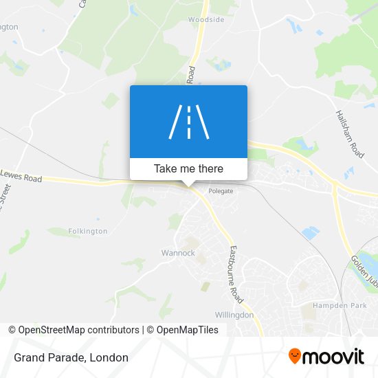 Grand Parade map