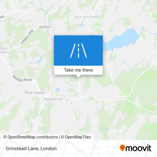 Grinstead Lane map