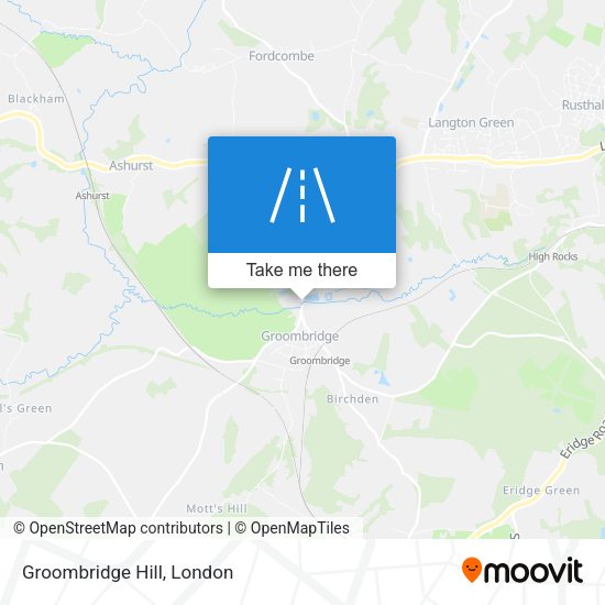 Groombridge Hill map