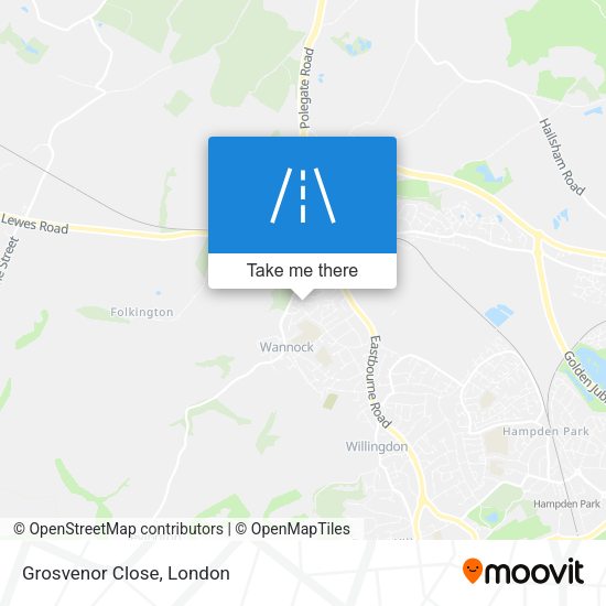 Grosvenor Close map