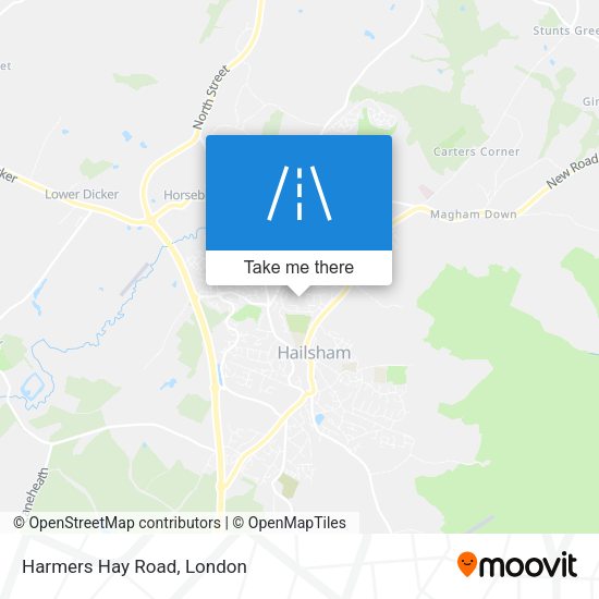 Harmers Hay Road map