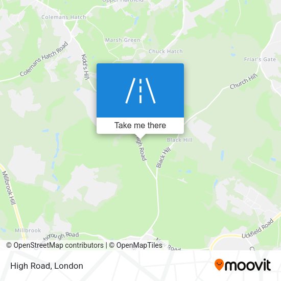 High Road map