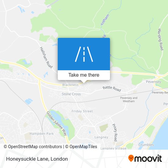 Honeysuckle Lane map