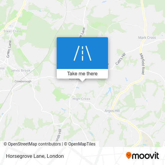Horsegrove Lane map