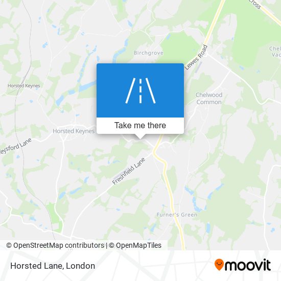 Horsted Lane map