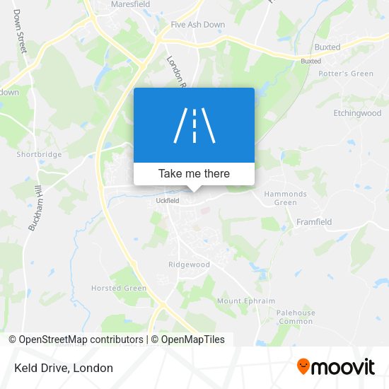 Keld Drive map