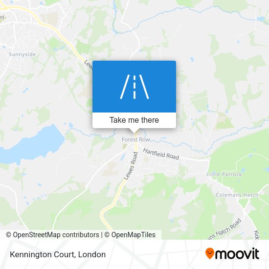 Kennington Court map
