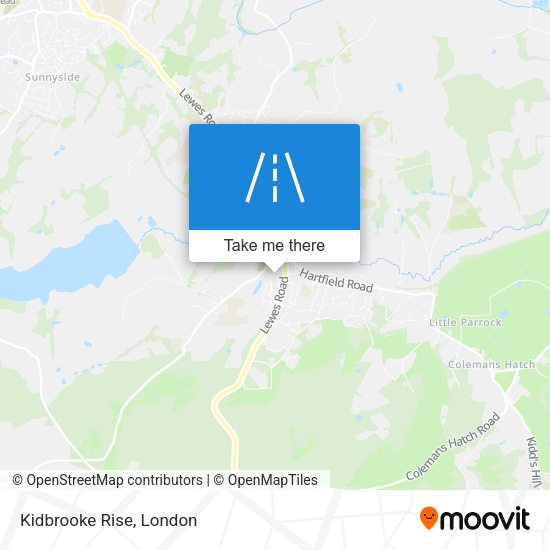 Kidbrooke Rise map