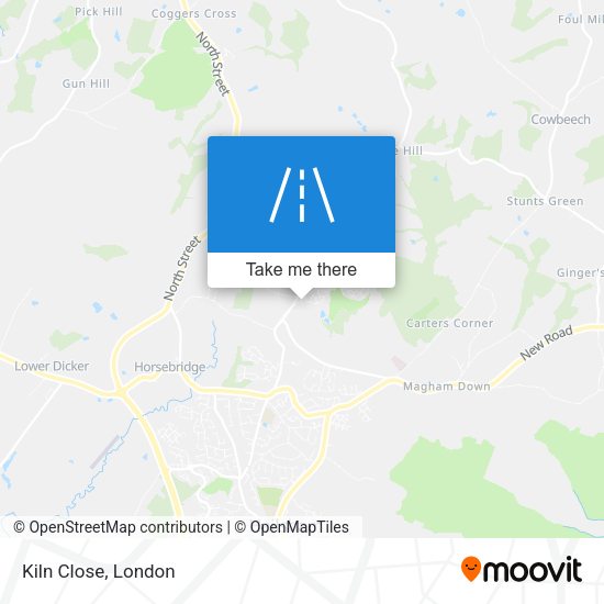 Kiln Close map
