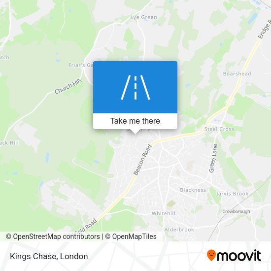 Kings Chase map