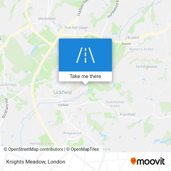 Knights Meadow map