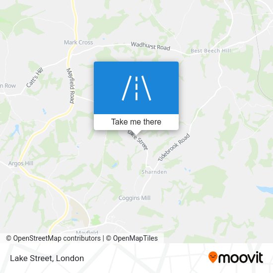 Lake Street map