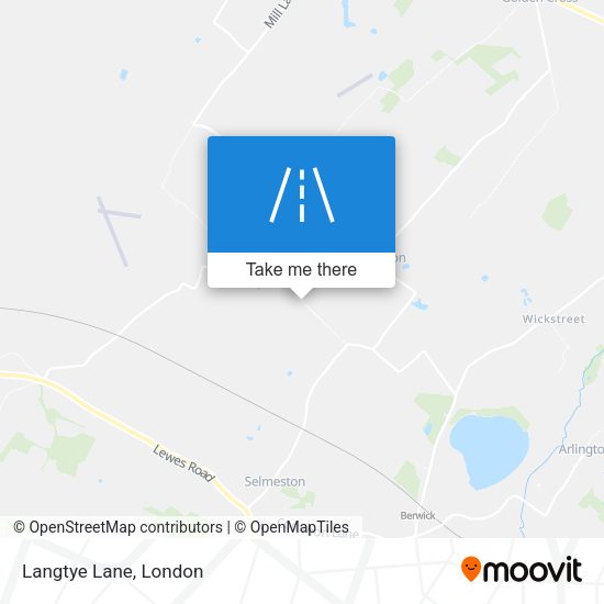 Langtye Lane map