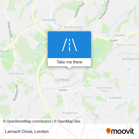 Larnach Close map