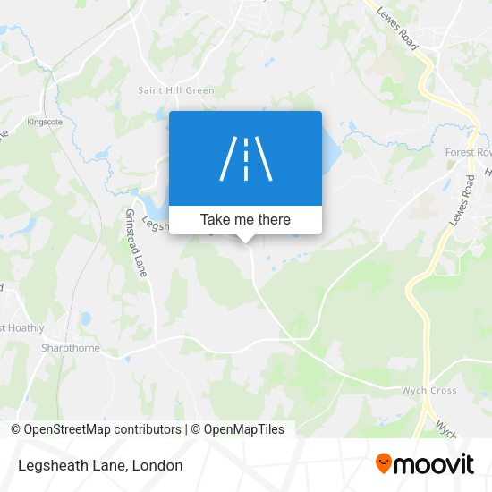 Legsheath Lane map
