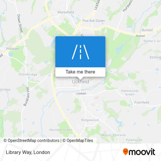 Library Way map