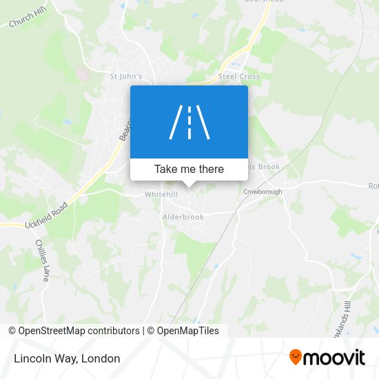 Lincoln Way map