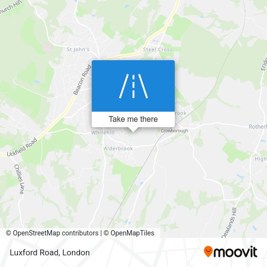 Luxford Road map