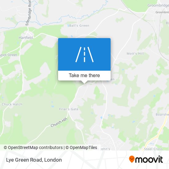 Lye Green Road map