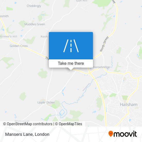 Mansers Lane map