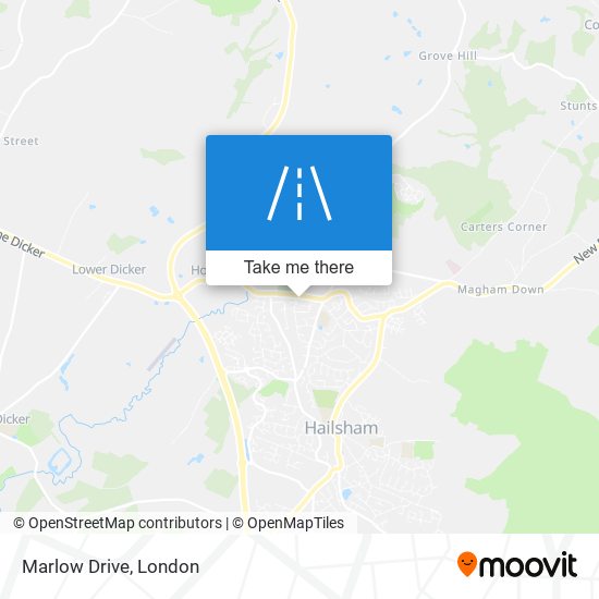 Marlow Drive map