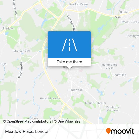 Meadow Place map