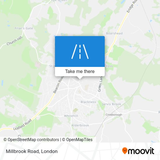 Millbrook Road map
