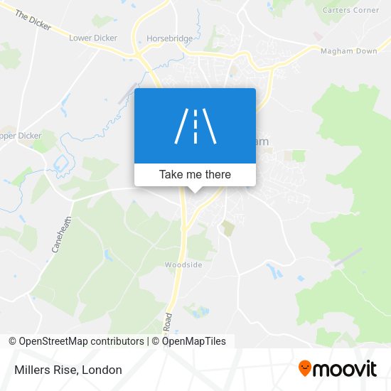 Millers Rise map