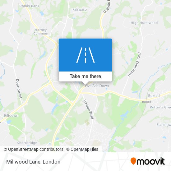 Millwood Lane map