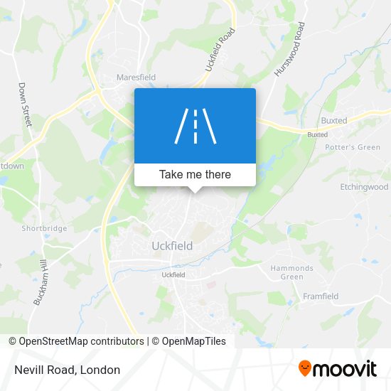 Nevill Road map