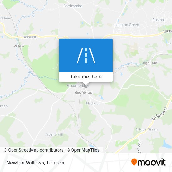 Newton Willows map