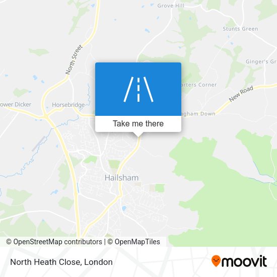 North Heath Close map
