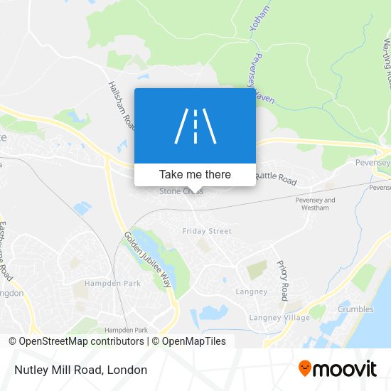 Nutley Mill Road map