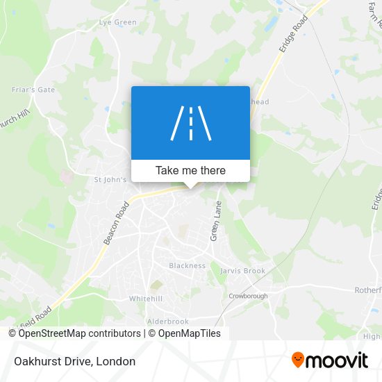Oakhurst Drive map