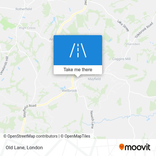Old Lane map